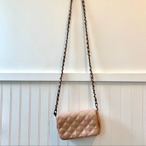 Blush Patent shoulder bag